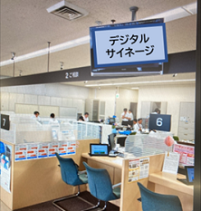 店頭デジタルサイネージ